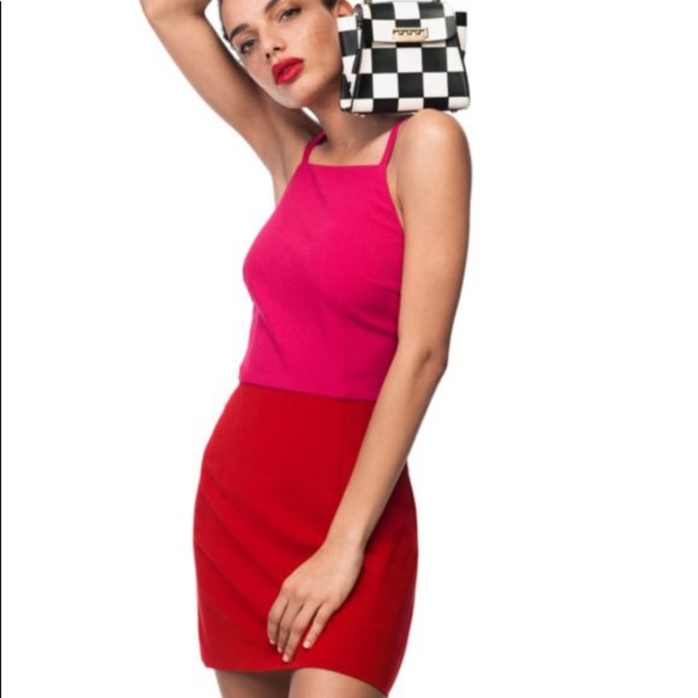 New with tags French Connection color block dress